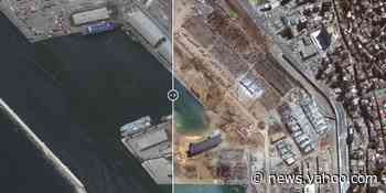 Satellite imagery shows scale of destruction after explosion at Beirut port