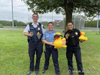 Local police departments team up for “Lucky Duck Scavenger Hunt”
