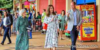 Kate Middleton Wears a Favorite Emilia Wickstead Dress for an Outing in Wales - HarpersBAZAAR.com