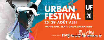 Urban Festival 20ème édition : soirées DJ Albi samedi 29 août 2020 - Unidivers