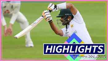 England v Pakistan highlights: Babar Azam and Shan Masood frustrate home side