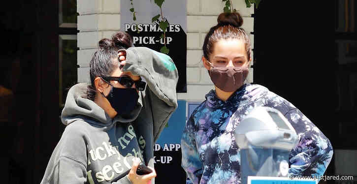 Kourtney Kardashian Heads Out on Coffee Run with Addison Rae