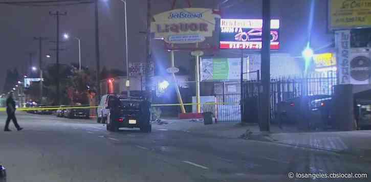 Man Shot To Death Outside North Hollywood Liquor Store