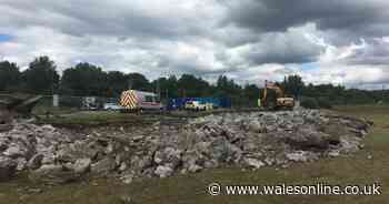 Demolished wall is all that's to show for Swansea's £1.3bn tidal lagoon