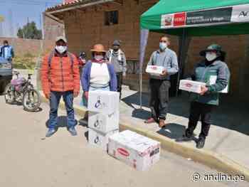 Junín: entregan kits veterinarios a más de 1700 familias productoras de tres provincias - Agencia Andina