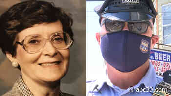 Cop stays with woman dying in the street after accident