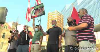 Calgarians pay tribute to victims of Beirut explosion at Wednesday vigil