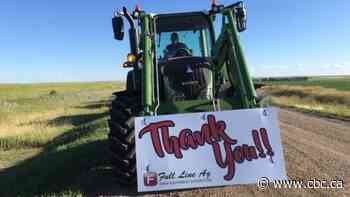 Community parades through Sask. Hutterite colony to show appreciation, fight descrimination