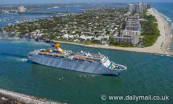 Florida cruise line is sued by crew member who says staff are being 'held hostage' onboard