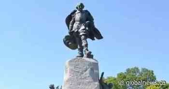 Re-installation of Samuel de Champlain statue postponed in Orillia, Ont. - Globalnews.ca