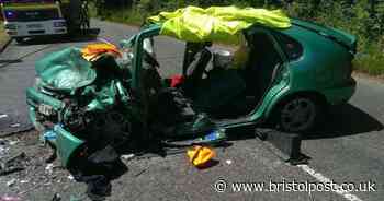 Dad suffers brain injury after driver veered on wrong side of road