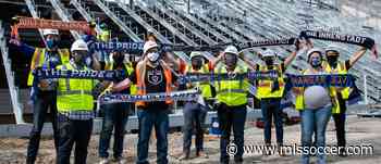 FC Cincinnati supporters take first tour, help with construction on West End Stadium
