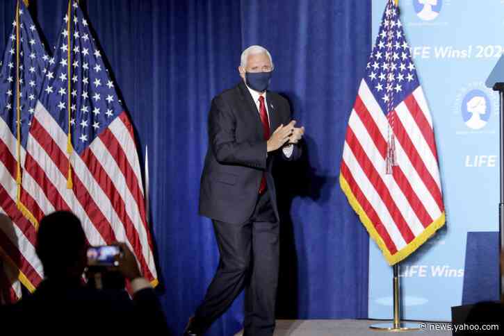 Pence tours pregnancy center, fires up GOP base in Florida