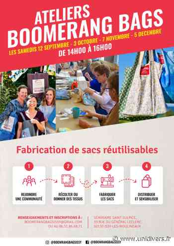 Ateliers Boomerang Bags Séminaire Saint-Sulpice samedi 12 septembre 2020 - Unidivers
