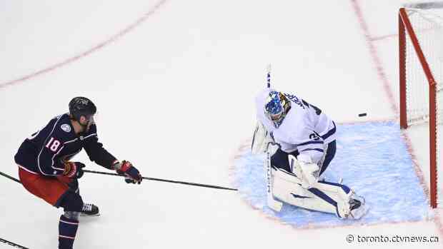 Dubois, Blue Jackets down Leafs 4-3 in overtime to grab 2-1 series lead