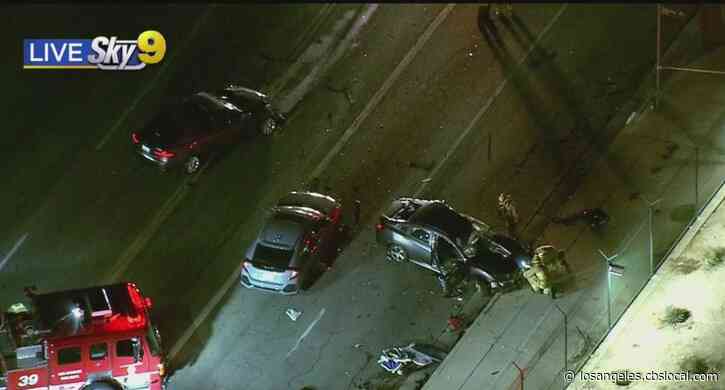 1 Killed, 1 Injured In 3-Car Crash Near Van Nuys Airport - California ...
