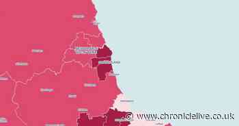 New coronavirus heatmap reveals which North East areas are the most infected