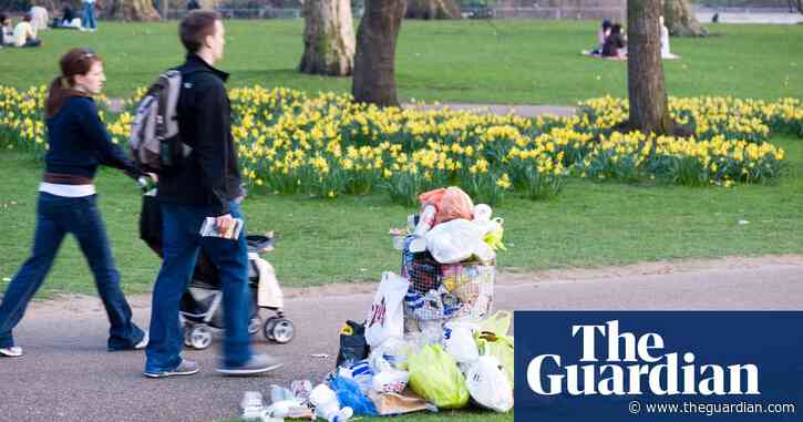 People urged to take rubbish home from parks in England