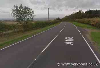 Motorcyclist suffers life-threatening injuries in crash on A166 at Garrowby Hill Top