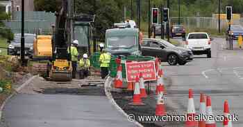 Drivers warned to avoid busy Newcastle commuter route