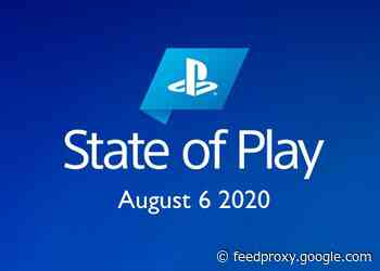 PlayStation State of Play event August 2020