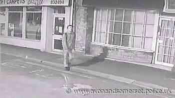 Appeal over shop window damage – Glastonbury