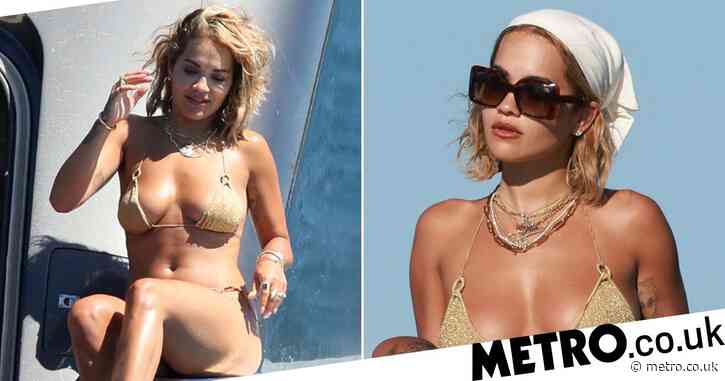What we wouldn’t give to be Rita Ora, sunning herself on a yacht