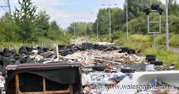 'Not enough' action taken to tackle illegal dump on abandoned road
