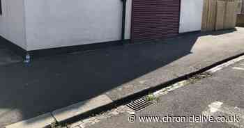 'Abhorrent' racist graffiti found in Ashington street