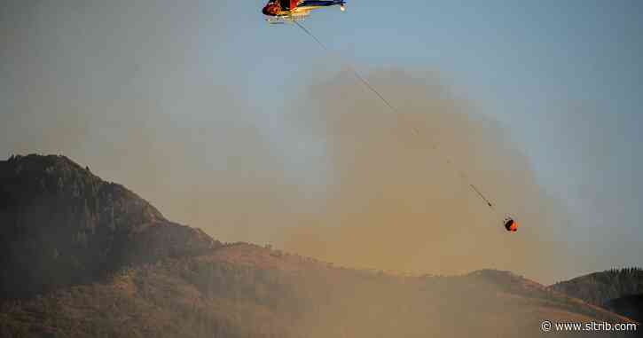 Parleys Canyon fire now at 80 acres, but I-80 to be closed all day