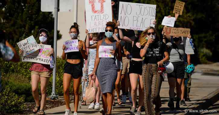 Photos: University of Utah students protest how Lauren McCluskey’s case was handled by campus police