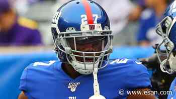 NYG's Baker charged; Seattle's Dunbar won't be