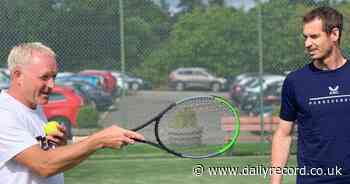 Andy Murray swings by Dunblane for impromptu tennis coaching session with kids - Daily Record
