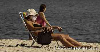Consultant urges people to wear face masks on the beach