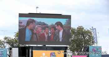 Watch Grease singalong at Newcastle's Drive-In Cinema action