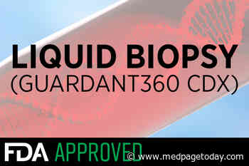 FDA OKs Liquid Biopsy to Identify EGFR-Positive Lung Cancer