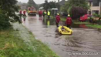 Lancaster homes evacuated due to flooding