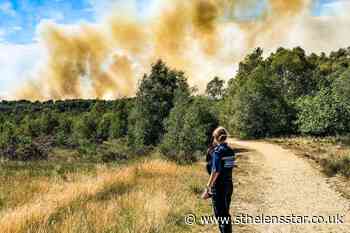 Play stopped in golf tournament as Surrey grass fire spreads - St Helens Star
