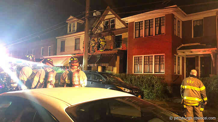 Crews Battle Blaze At Beltzhoover House Fire