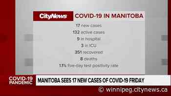 Manitoba sees 17 new cases of COVID-19 Friday - CityNews Winnipeg