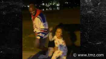 Kanye West and North Do Dance-Off as Laughing Kim Kardashian Shoots Video