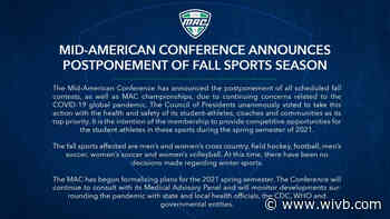 AP: MAC cancels fall football season due to virus