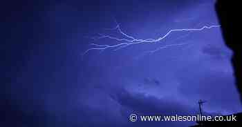 Met Office issues yellow weather warning for thunder storms