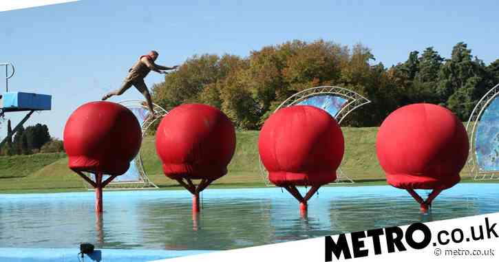 Is the total wipeout course in the UK and can you do it for fun?