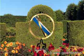 Zonnewijzer na 20 jaar terug in tuin van Kasteel Amerongen
