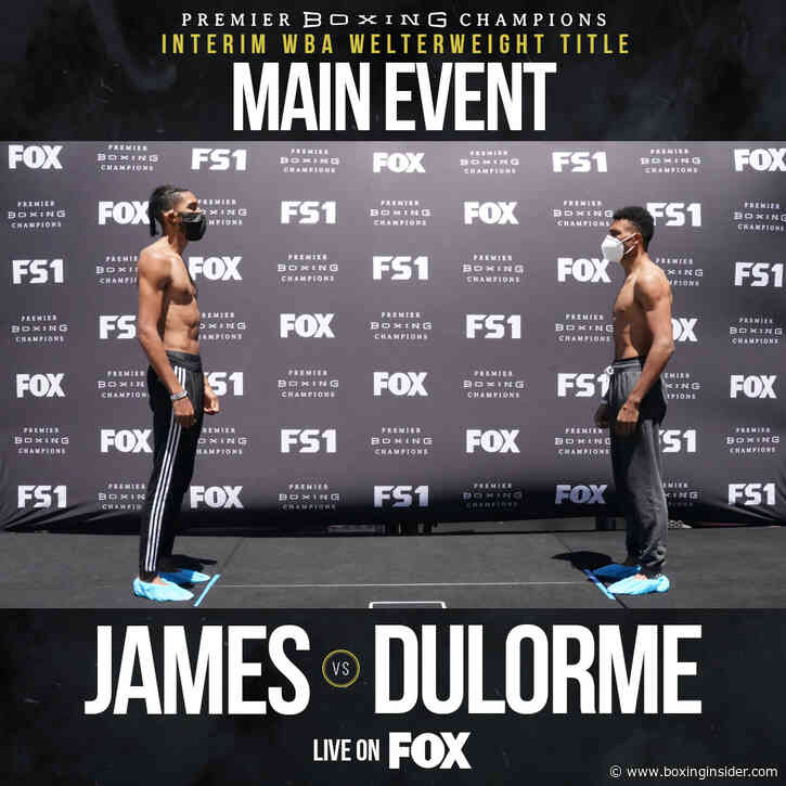 PBC On Fox Results: James-Dulorme