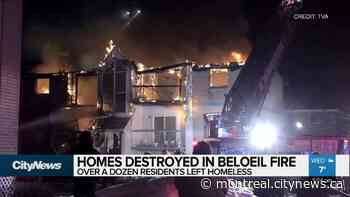 Homes destroyed in Beloeil fire - CityNews Montreal