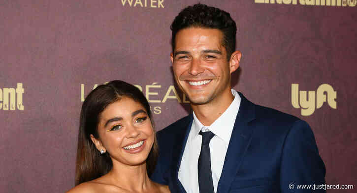 Sarah Hyland & Wells Adams Celebrate Their Original Wedding Date
