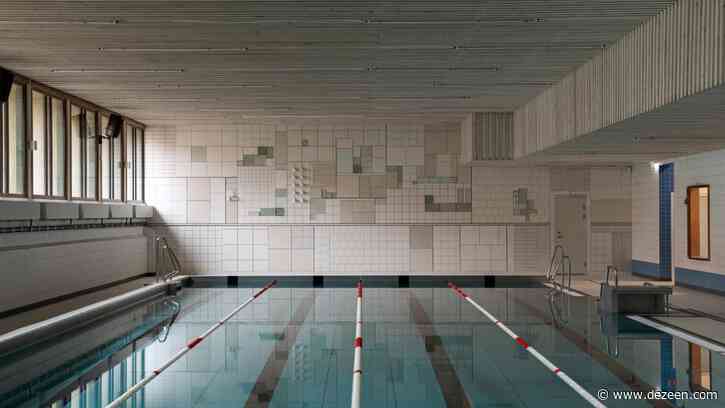 Folkform bases ceramic tile mural for public swimming pool on Spånga town plan