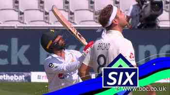 England v Pakistan: Yasir Shah hits Broad for six